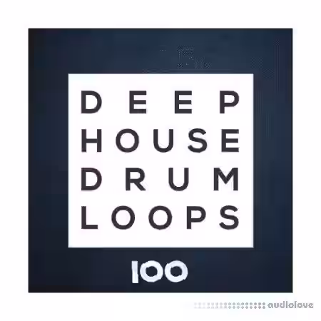 100 Samples Deep House Drum Loops [WAV] - Sample Pack Artwork