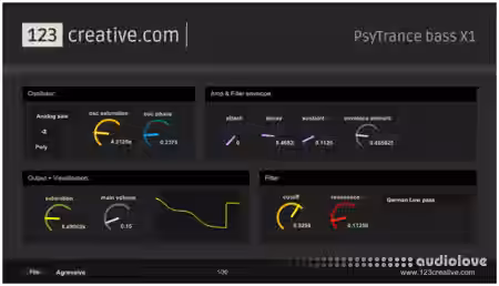 123creative PsyTrance Bass X1 v1.0.0 Regged REPACK [WiN] - Sample Pack Artwork