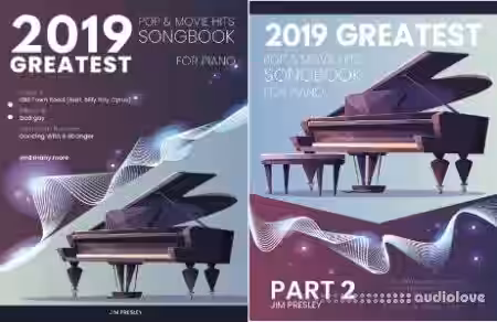 2019 Greatest Pop & Movie Hits Songbook for Piano Part 2 - Sample Pack Artwork