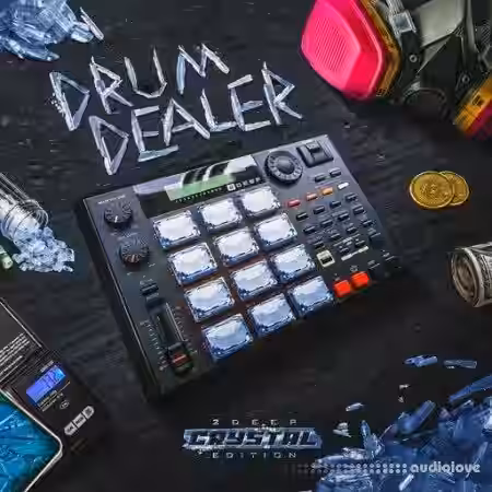 2DEEP Drum Dealer Crystal Edition [WAV] - Sample Pack Artwork