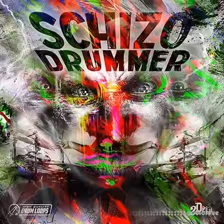 2DEEP Schizo Drummer [WAV] - Sample Pack Artwork