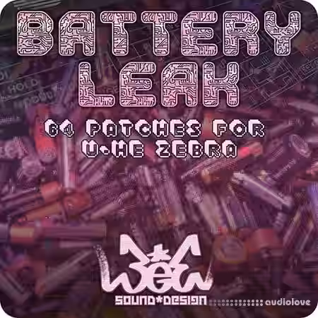 3ee-Sound Design Battery Leak Soundset [Synth Presets] - Sample Pack Artwork