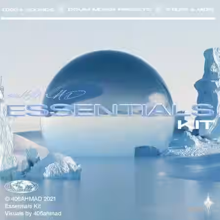 406ahmad Essentials Drumkit [WAV, MiDi, Synth Presets] - Sample Pack Artwork