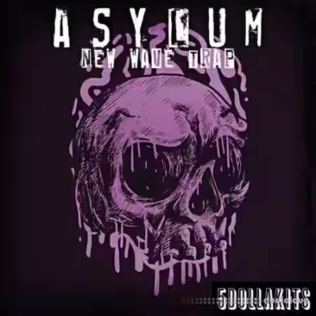 5DOLLAKITS Asylum New Wave Trap [WAV] - Sample Pack Artwork