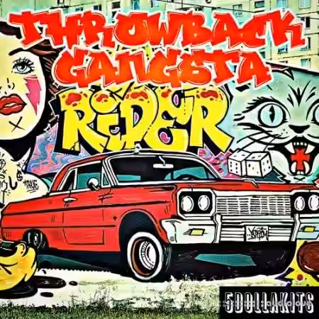5DOLLAKITS Throwback Gangsta [WAV] - Sample Pack Artwork