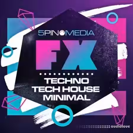 5Pin Media FX Plus Techno, Tech House and Minimal [WAV] - Sample Pack Artwork