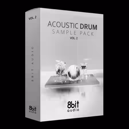 8bit Audio Acoustic Drum Sample Pack Vol.2 [WAV] - Sample Pack Artwork
