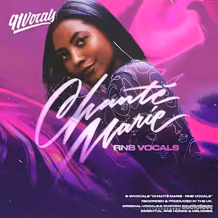 91Vocals Chante Marie RnB Vocals [WAV] - Sample Pack Artwork