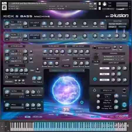 A-lusion & Lussive Audio The Kick & Bass Machine by A-lusion [KONTAKT] - Sample Pack Artwork