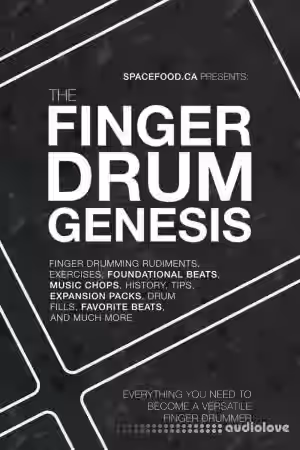 Aaron Spacefood The Finger Drum Genesis (The Finger Drum Bible Series) - Sample Pack Artwork