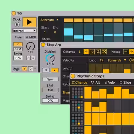 Ableton Live 12 Sequencers v1.2 [Max for Live] - Sample Pack Artwork