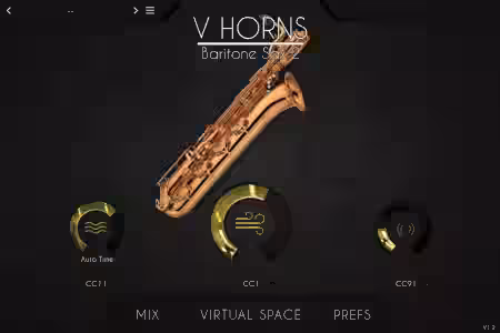Acousticsamples VHorns Baritone Saxophone v1.3.0 [Falcon] - Sample Pack Artwork