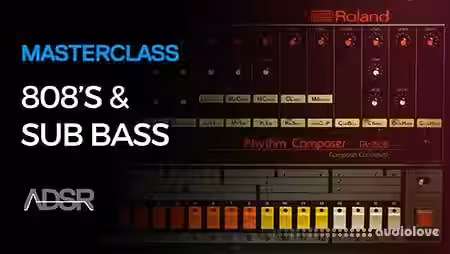 ADSR Sounds 808 and Sub Bass Masterclass [TUTORiAL] - Sample Pack Artwork