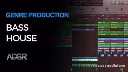 ADSR Sounds Bass House Music Production Course [TUTORiAL] - Sample Pack Artwork