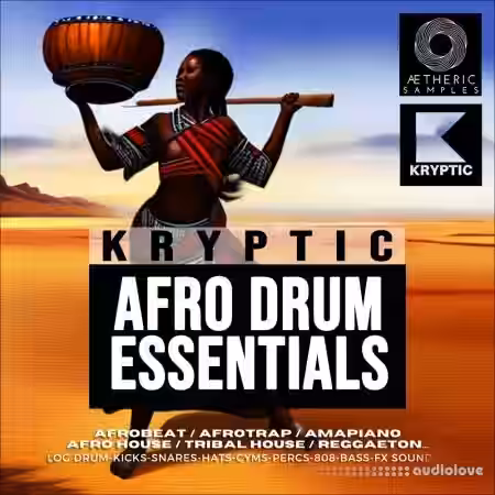 Aetheric Samples Kryptic Afro Drum Essentials [WAV] - Sample Pack Artwork