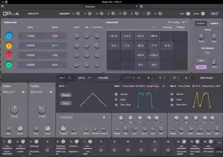 AIR Music Technology OPx-4 v1.1.0 [WiN] - Sample Pack Artwork