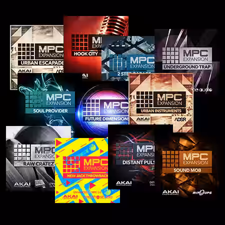 AKAI MPC Software Expansion BUNDLE 11-in-1 [WAV] [WiN] - Sample Pack Artwork