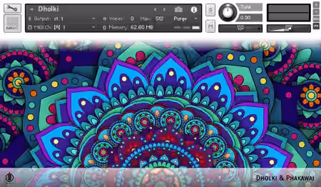 Alex Pfeffer Indian Drums Vol.1: Dholki and Pakhawaj [KONTAKT] - Sample Pack Artwork