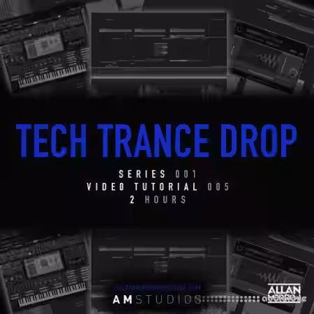 Allan Morrow Tech Trance Drop [TUTORiAL] - Sample Pack Artwork
