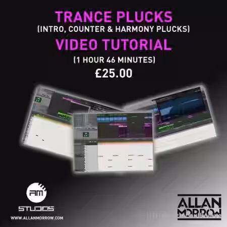 Allan Morrow Trance Plucks [TUTORiAL] - Sample Pack Artwork