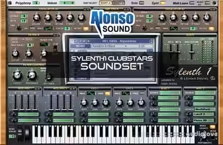 Alonso Sound Alonso Sylenth1 Clubstars Soundset [Synth Presets] - Sample Pack Artwork