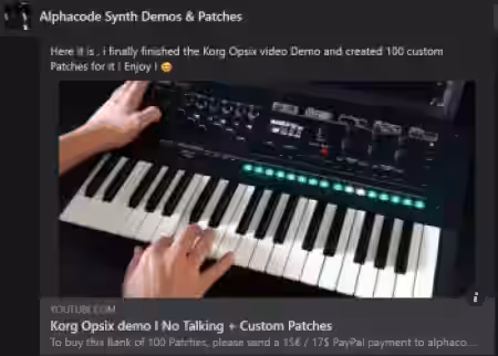 Alphacode's Opsix Sound Library [Synth Presets] - Sample Pack Artwork