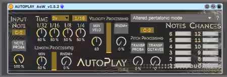 Altar of Wisdom AutoGrid v1.8 [Max for Live] - Sample Pack Artwork