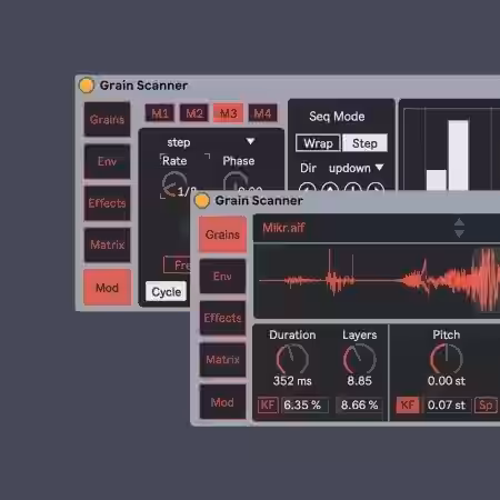 Amazing Noises Grain Scanner v1.1 [Ableton Live] - Sample Pack Artwork