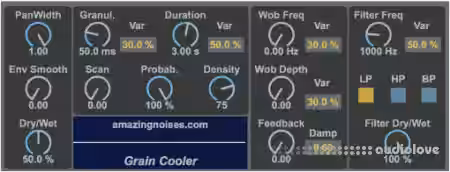 Amazing Noises Granular Lab [Max for Live] - Sample Pack Artwork