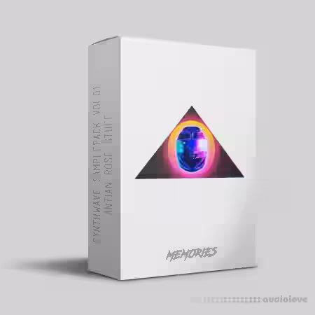Antian Rose Synthwave Samplepack Vol.01 Memories + FLP [WAV, MiDi, DAW Templates] - Sample Pack Artwork