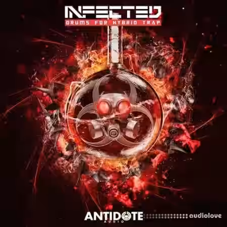 Antidote Audio Infected Drums For Hybrid Trap + Glitch Drums For Dubstep + Bonuses [WAV] - Sample Pack Artwork