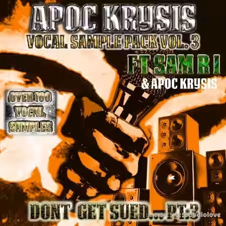 Apoc Krysis Vocal Sample Pack Vol.3 [WAV] - Sample Pack Artwork