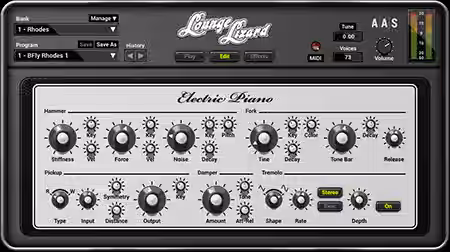 Applied Acoustics Systems Lounge Lizard EP-4 v4.4.4 [WiN, MacOSX] - Sample Pack Artwork