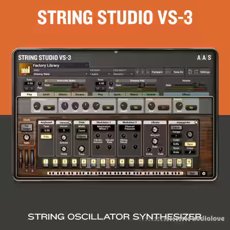 Applied Acoustics Systems String Studio VS-3 v3.2.2 [MacOSX] - Sample Pack Artwork