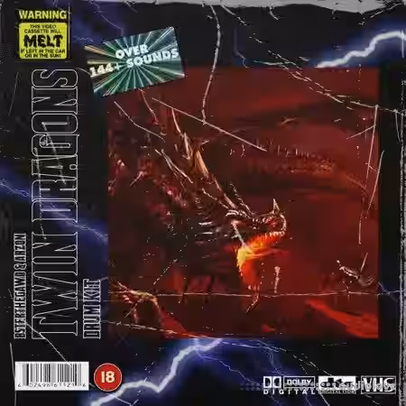 ArzonMusic bsterthegawd x arzon TWIN DRAGONS DrumKit [WAV] - Sample Pack Artwork