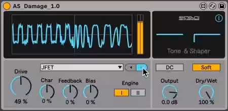 AS Damage by Sabroi [Max for Live] - Sample Pack Artwork