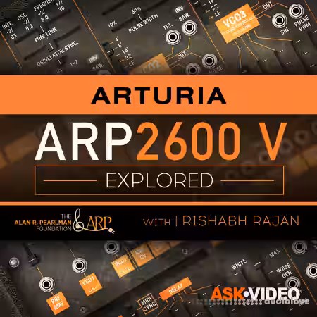 Ask Video Arturia V 106 ARP 2600 V Explored [TUTORiAL] - Sample Pack Artwork