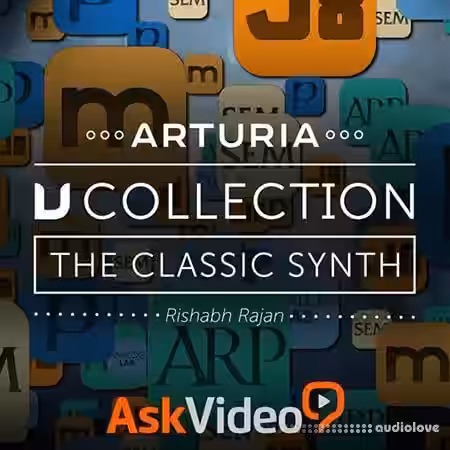 Ask Video Arturia V Collection 101 The Classic Synths [TUTORiAL] - Sample Pack Artwork