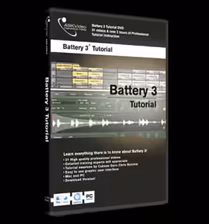 Ask Video Battery 3 [TUTORiAL] - Sample Pack Artwork