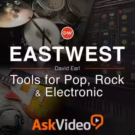 Ask Video EastWest 102 Tools for Pop Rock and Electronic [TUTORiAL] - Sample Pack Artwork