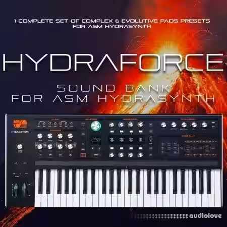 ASM Hydrasynth Sound Bank Hydraforce by CO5MA [Synth Presets] - Sample Pack Artwork