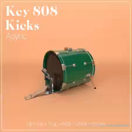 Async Key 808 Kicks [WAV] - Sample Pack Artwork
