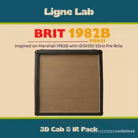 Audio Assault Ligne Lab BRIT 1982B PRH55 - Sample Pack Artwork