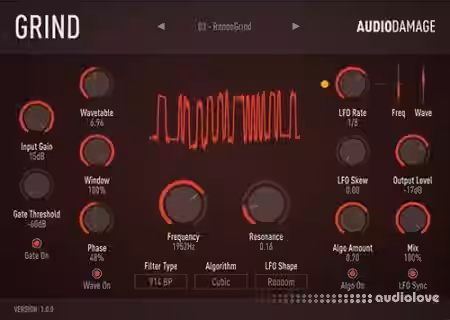 Audio Damage AD035 Grind v1.1 [WiN, MacOSX] - Sample Pack Artwork