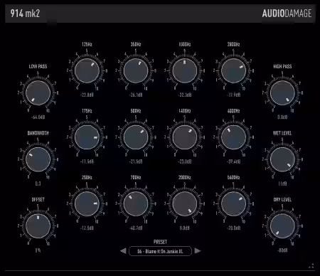 Audio Damage AD041 914 Mk 2 Fixed Filter Bank v2.1.0 RETAiL [WiN, MacOSX, LiNUX] - Sample Pack Artwork