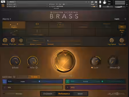 Audiobro Modern Scoring Brass v1.2 (REPACK) [KONTAKT] - Sample Pack Artwork