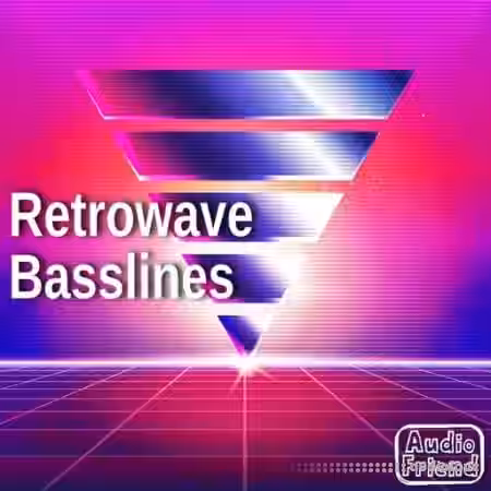 AudioFriend Retrowave Basslines [WAV] - Sample Pack Artwork