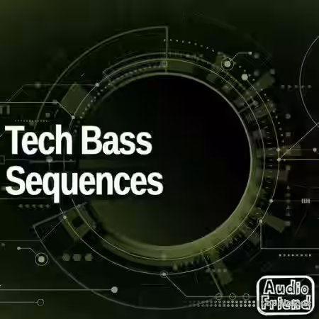AudioFriend Tech Bass Sequences [WAV] - Sample Pack Artwork
