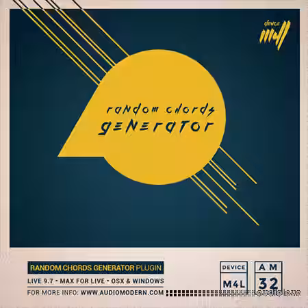 Audiomodern Random Chords Generator Pro [Max for Live] - Sample Pack Artwork