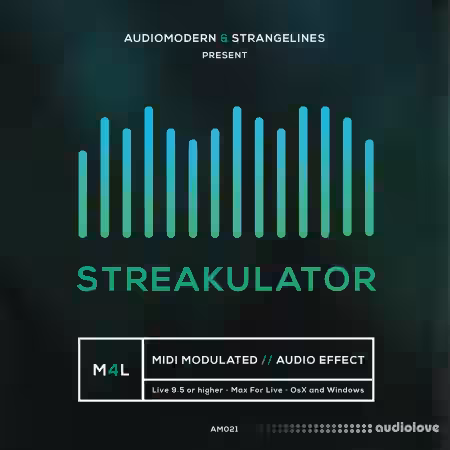 Audiomodern StrangeLines STREAKULATOR [Ableton Live, Max for Live] - Sample Pack Artwork